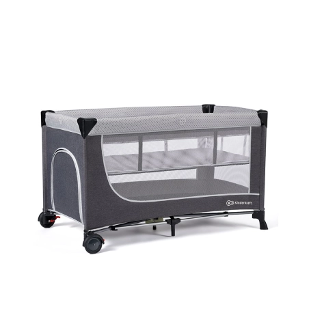 Cuna de Viaje Leody de Kinderkraft Gris