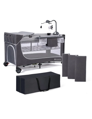 Cuna de Viaje Leody con Accesorios de Kinderkraft