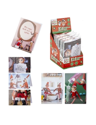 Postales con Travesuras de los Elfos de Elves Behavin Badly