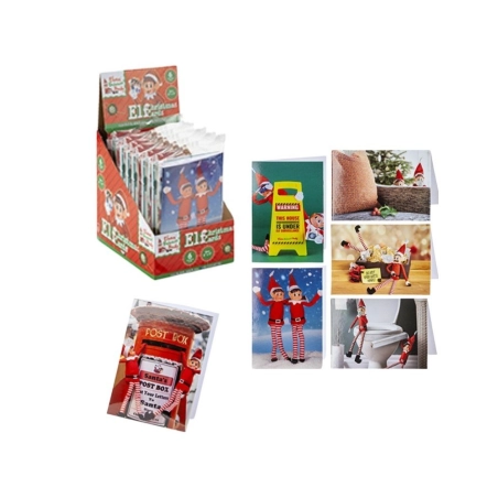 Postales de Elfos para Niños de Elves Behavin Badly