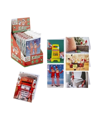 Postales de Elfos para Niños de Elves Behavin Badly