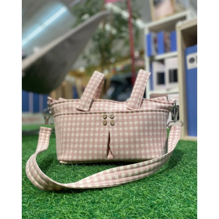 Mini Talega Patri Vichy de Rosy Fuentes Rosa