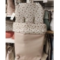 Saco Silla Buga Andrea Ecopiel de Giraffa Bianca e Blu Saco Silla Buga Andrea Ecopiel de Giraffa Bianca e Blu