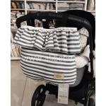 Bolsa Sweet Ragazzi de Giraffa Bianca e Blu Negro
