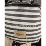 Bolsa Sweet Ragazzi de Giraffa Bianca e Blu Negro