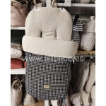 Saco Hub/Mac Luigi Borreguito Giraffa Bianca e Blu