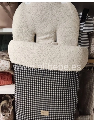 Saco Hub/Mac Luigi Borreguito Giraffa Bianca e Blu