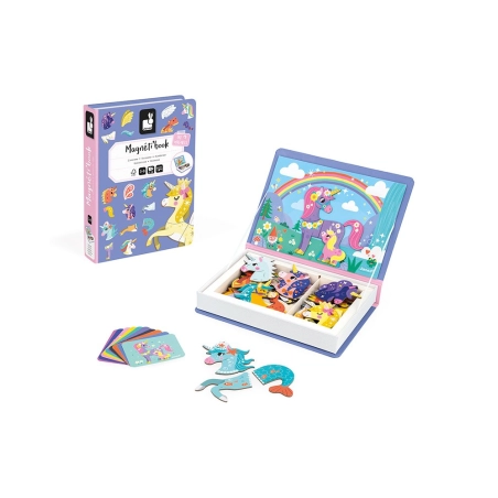 Libro Magnético Mg'Book Unicornios de Janod