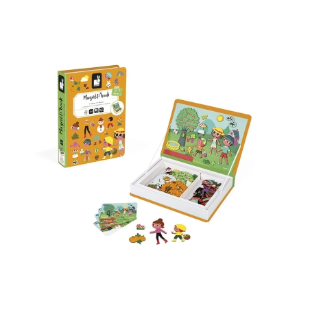 Libro Magnético Mg'Book 4 Estaciones de Janod