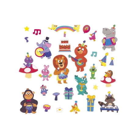 Libro Magnético Mg'Stories Fiestas de Animales de Janod