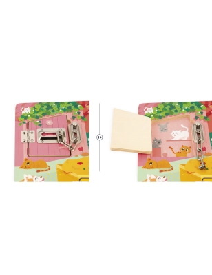 Tablero de Cerraduras La Granja de Janod