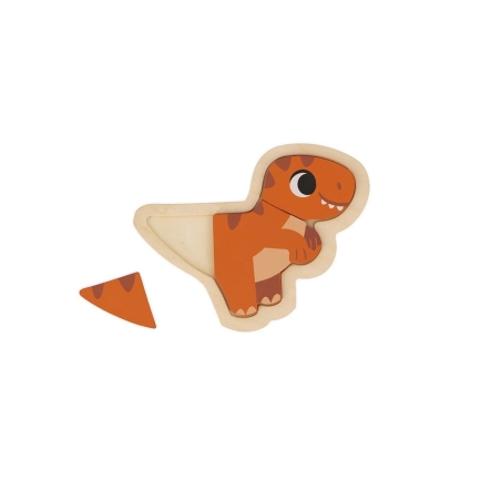 Lote de 4 Puzzles Evolutivos Dino de Janod