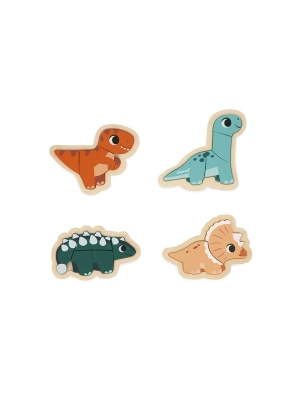 Lote de 4 Puzzles Evolutivos Dino de Janod