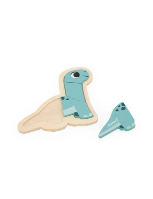 Lote de 4 Puzzles Evolutivos Dino de Janod