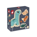 Lote de 4 Puzzles Evolutivos Dino de Janod