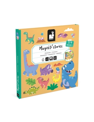 Libro Magnético Mg'Stories Dinosaurios de Janod