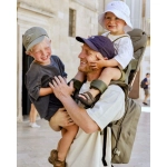 Portabebés para hombros MiniMeis G5 Olive Premium
