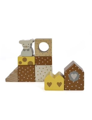 Set de Construcción de Madera Poppy de Walking Mum