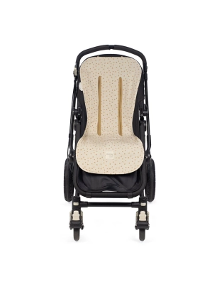 Colchoneta Poppy Corazones de Walking Mum Canela