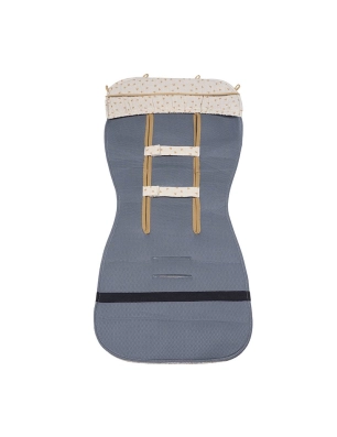 Colchoneta Poppy Corazones de Walking Mum Canela