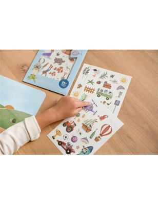 Set de Pegatinas Jim & Friends de Little Dutch