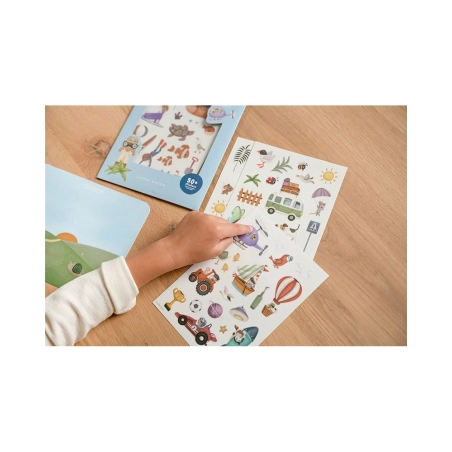 Set de Pegatinas Jim & Friends de Little Dutch