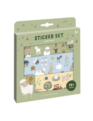 Set de Pegatinas Little Farm de Little Dutch