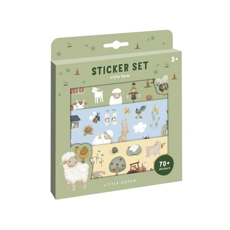 Set de Pegatinas Little Farm de Little Dutch