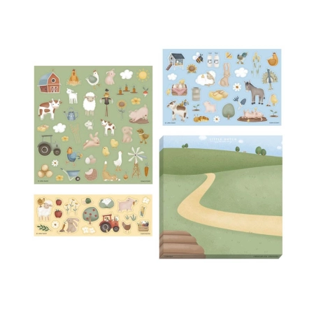 Set de Pegatinas Little Farm de Little Dutch