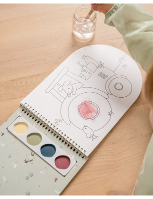 Libro para Colorear con Acuarelas Little Farm de Little Dutch