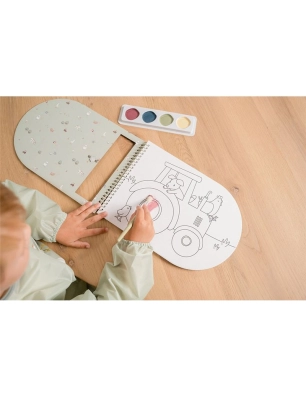 Libro para Colorear con Acuarelas Little Farm de Little Dutch