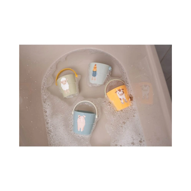 Cubos para Bañera Little Farm de Little Dutch