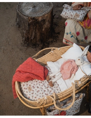 Saco Cuco Andrea Bambula de Giraffa Bianca e Blu