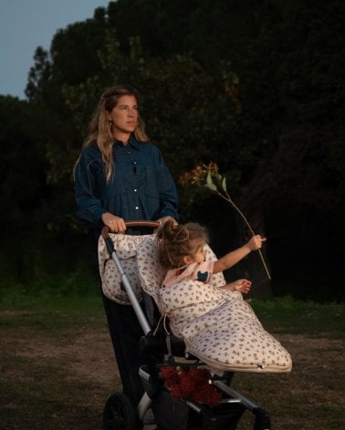 Saco de Silla Buga Andrea Giraffa Bianca e Blu