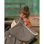Saco Cuco Capucha Luigi Borreguito de Giraffa Bianca e Blu