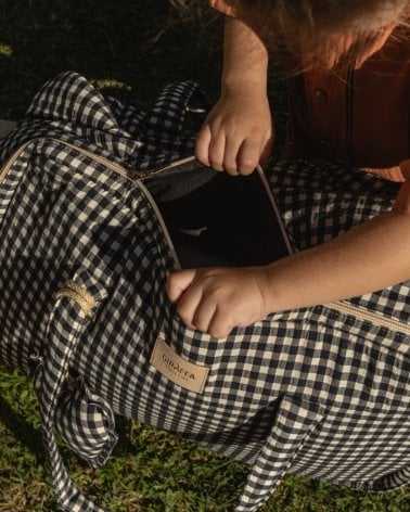 Maleta Maternal Luigi de Giraffa Bianca e Blu