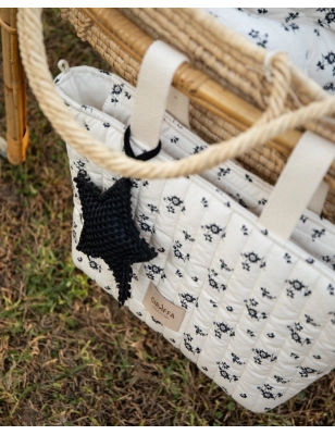 Bolsa Minibag Two Greta de Giraffa Bianca e Blu