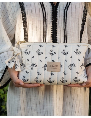 Neceser Greta de Giraffa Bianca e Blu