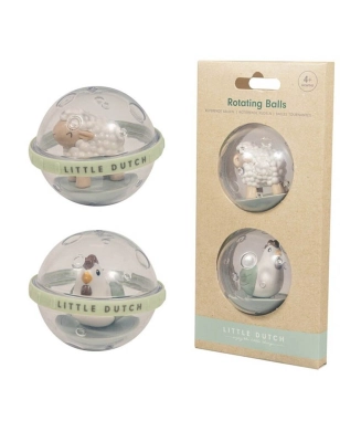 Pack de Bolas Giratorias Little Farm de Little Dutch