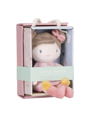 Mini Muñeca Rosa Pink Flowers de Little Dutch