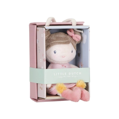 Mini Muñeca Rosa Pink Flowers de Little Dutch