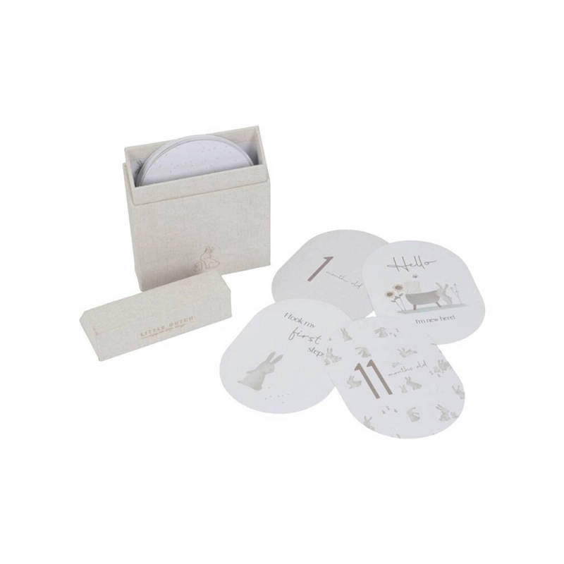 Tarjetas Milestone Baby Bunny de Little Dutch