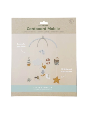 Móvil de Cartón Sailors Bay de Little Dutch