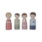 Set Familia Rosa para Casa de Muñecas de Little Dutch