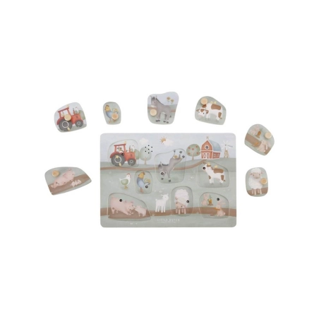 Puzzle con Sonido Little Farm de Little Dutch