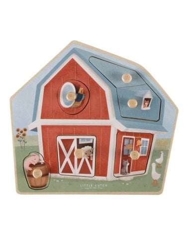 Puzzle de Madera Little Farm de Little Dutch