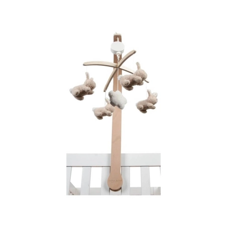 Móvil Musical de Madera Baby Bunny de Little Dutch