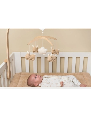 Móvil Musical de Madera Baby Bunny de Little Dutch