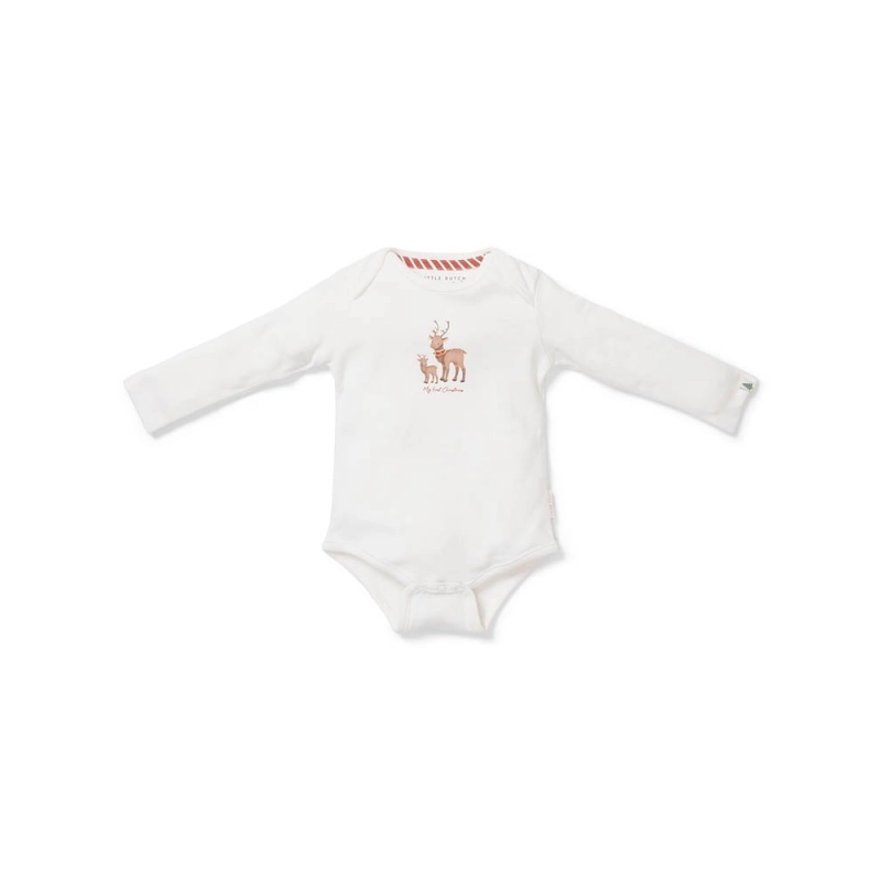 Body de Navidad de Manga Larga de Little Dutch