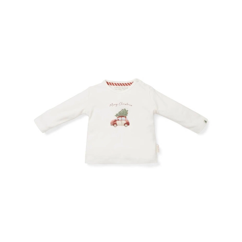 Camiseta Feliz Navidad de Manga Larga de Little Dutch